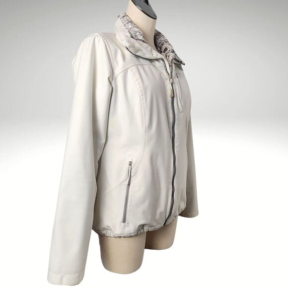 The North Face Jacket Women’s Size Medium White Windwall Full Zip Soft Shell - Picture 3 of 14